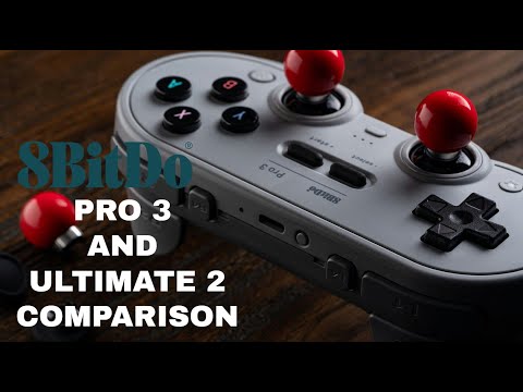 8BitDo Pro 3 and Ultimate 2 Wireless  comparison. I really love these controllers...
