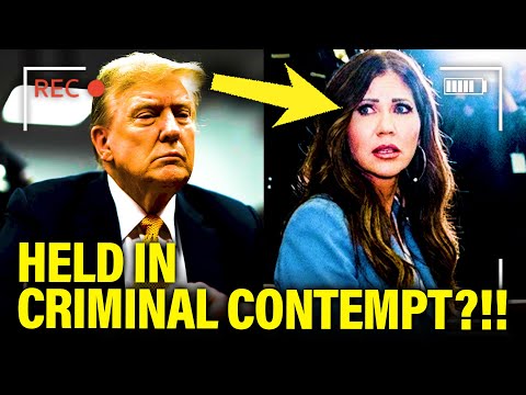 Trump Official STUNNED as Judge Readies CRIMINAL REFERRAL?!