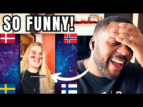 Brit Reacts TikTok series | Language class with the Nordic countries