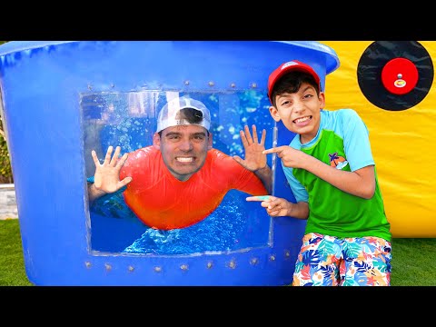Jason and Alex Dunk Tank Challenge with Family