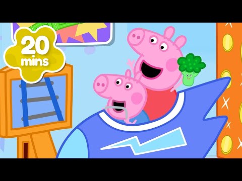 Peppa Pig Tales 🎢 Peppa's VIRTUAL Rollercoaster 🕹️ Spending Coins at the Mall! 🪙 BRAND NEW Peppa Pig