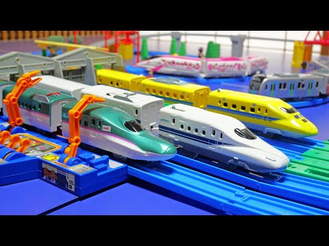 Let's run the Shinkansen ♪ Doctor Yellow has come to the Plarail maintenance factory!