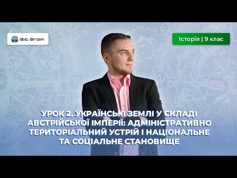 Українські землі у складі Австрійської імперії : територіальний устрій і національне становище