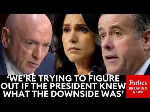 'The Country Deserves To Know!': Mark Kelly Grills Gabbard, Ratcliffe Over Strait Of Hormuz Closure