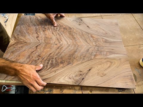 Beautiful Heirloom Walnut + A Veneering Method You’ve Probably Never Seen Before