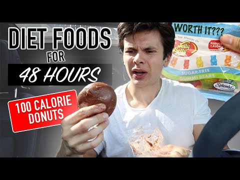 I Only Ate Low Calorie Weight Loss Foods For 48 HOURS | Healthy Junk Food + ICE BATH