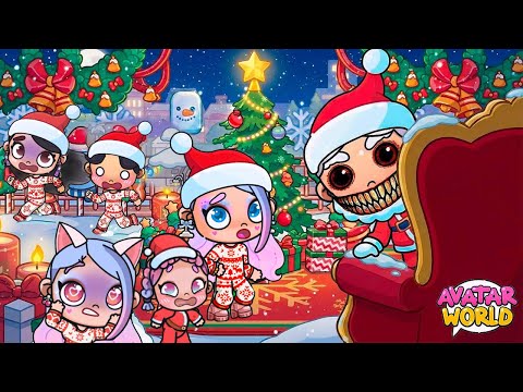 😱 САНТА НИКОГДА не перестает УЛЫБАТЬСЯ ❄️ ИСТОРИЯ AVATAR WORLD ШКОЛА РУТИНА СЕМЬИ ОБНОВЛЕНИЕ СЕРИАЛ