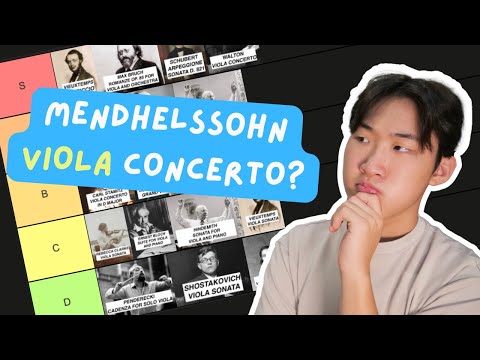 RANKING VIOLA PIECES … by a violist (unbiased)