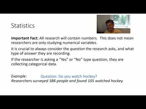 What is Statistics? - Variables and Data Collection
