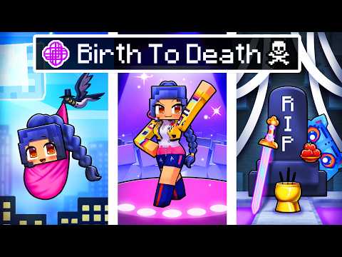 BIRTH to DEATH of a K-POP DEMON HUNTER in Minecraft!