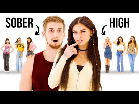 Blind Dating 8 Girls Before and After Getting High