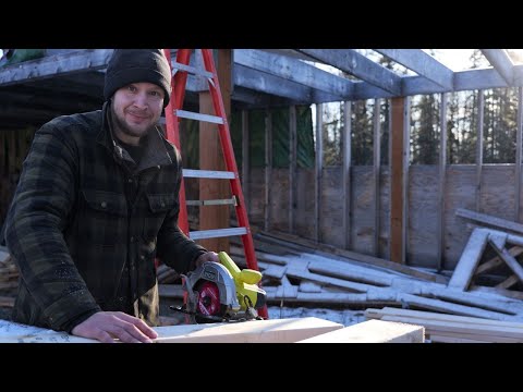 Rebuilding The Old Barn Roof for Pack Horses | Remote Alaska Homesteading