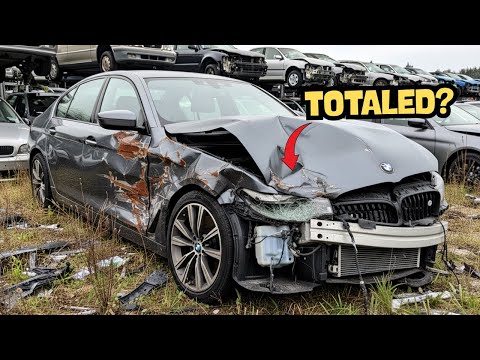 Rebuilding a TOTALED BMW 530i (Full Transformation)
