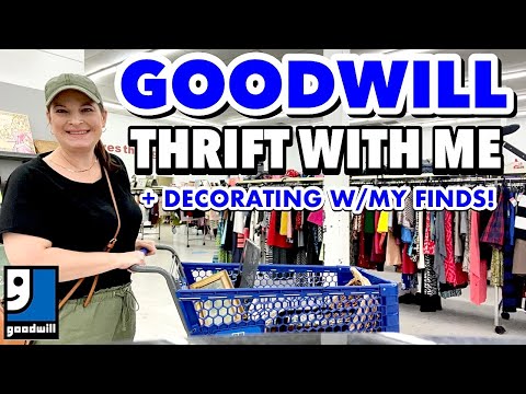 THRIFTING IN GOODWILL + THRIFT HAUL * Come THRIFT WITH ME for home decor & more!