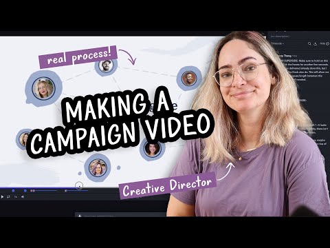 The REAL process I used to create a campaign motion graphic