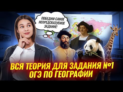 Вся теория для задания 1 ОГЭ по географии | Умскул