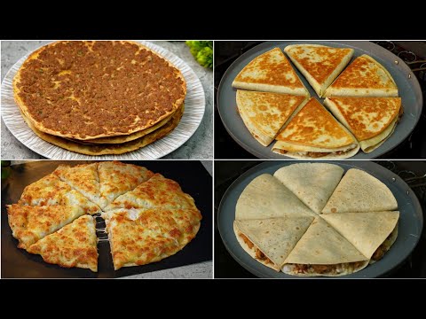 وصفات صيفية سحرية ✨  وبدون عجين بيتزا وكريب شاورما و صفيحة