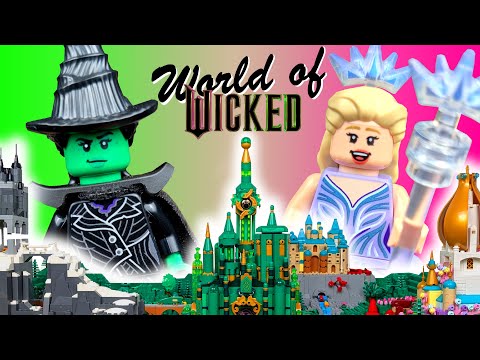 I built THE WORLD OF WICKED with LEGO BRICKS