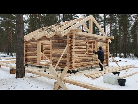 120 Days of Hard Work – Building a Cabin in the Rocks / From Start to Finish