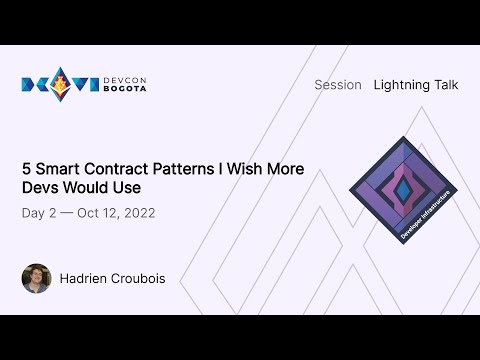 5 Smart Contract Patterns I Wish More Devs Would Use