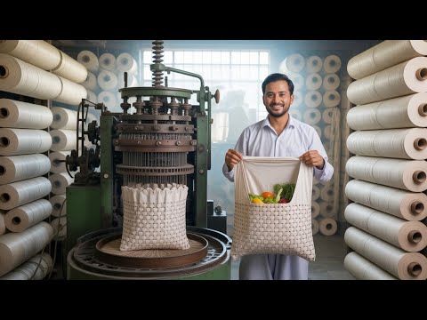 Incredible Process of Making PP Woven Bags in Factory You’ve Never Seen Before 