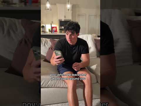 when he goes through your phone 🫣