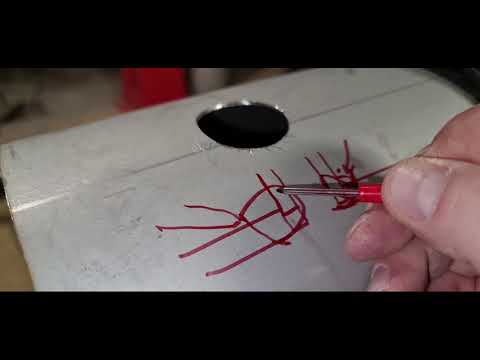 TIG welding (insertion). 2mm stainless steel.