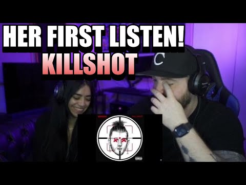 My Girlfriend's FIRST TIME REACTION: Eminem- Killshot (MGK DISS)