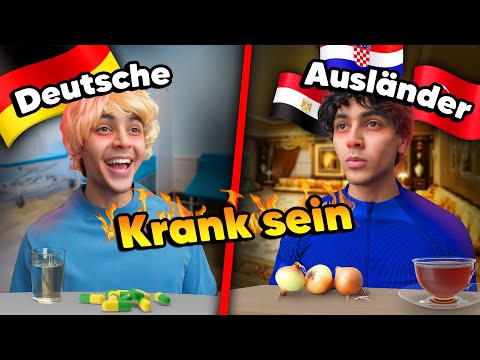 Deutsche vs Ausländer beim KRANK sein 😳😂 |  Mohi__07
