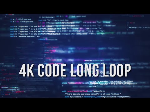 4K Computer Codes Long Loop Half Hour