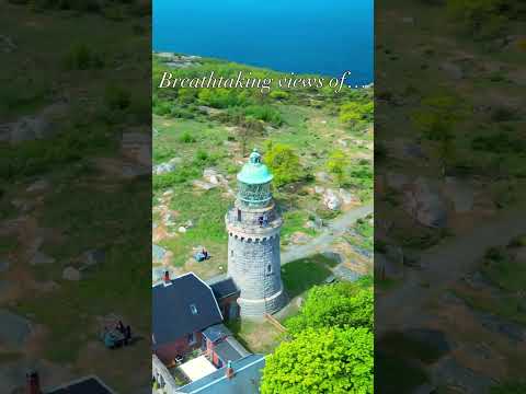 Hammeren Lighthouse - a historic Danish landmark on Bornholm island. ⚓️🌅