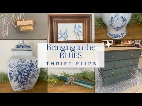 Cottage Blues: Thrift Flips with a Vintage Feel