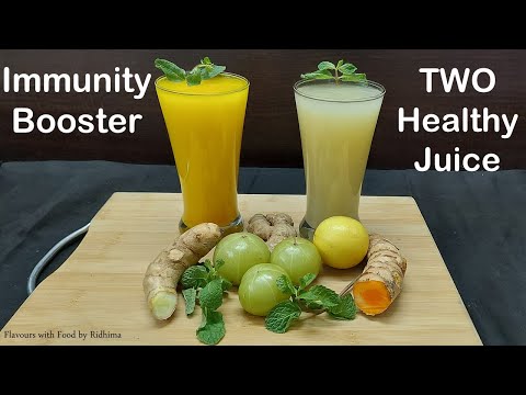 Amla & Fresh Turmeric Detox Juice for Healthy Hair, Weight Loss, Glowing Skin, Control BP & Diabetes