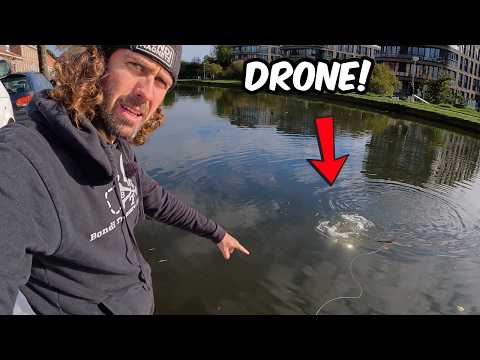 Watch what happens with an UNDERWATER DRONE in Amsterdam!
