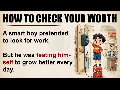 How a Smart Boy Checked His Worth 💡||  Graded Reader || Learn English || Simple English📚