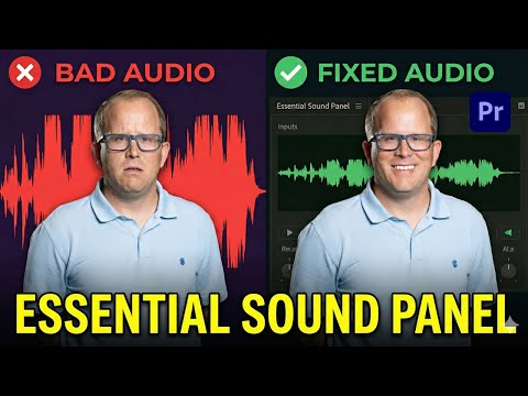 Adobe Premiere Pro: How to Use the Essential Sound Panel (Complete Guide)