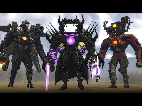 NEW DISINFECTED WATCHMAN OF DOOM VS INFECTED TITAN CAMERAMAN AND SPEAKERMAN! – Skibidi Toilet GMod