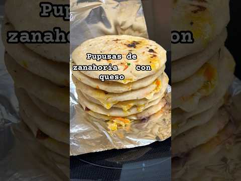 Pupusas de zanahoria con queso #natural
