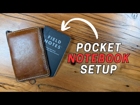 Easy to Use Pocket Notebook Layout