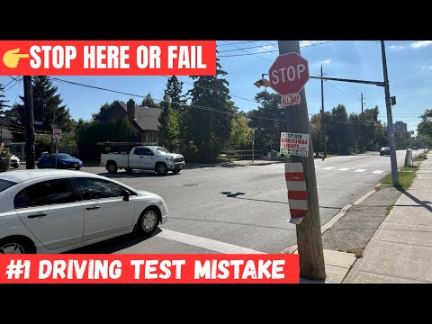 STOP Sign Secrets 🚦 Don’t FAIL Your Road Test! ✅