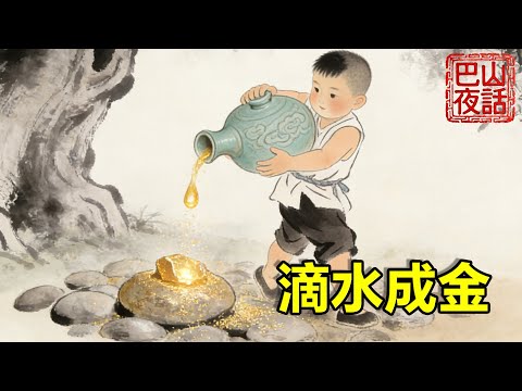雙親去世，放牛娃被兄嫂趕出家門，只給半塊發霉饃！夜宿破廟遇土地公託夢：廟後老槐樹下，埋著一瓶神仙水，一滴即可點石成金【巴山夜話】#民間故事 #故事分享 #善有善報