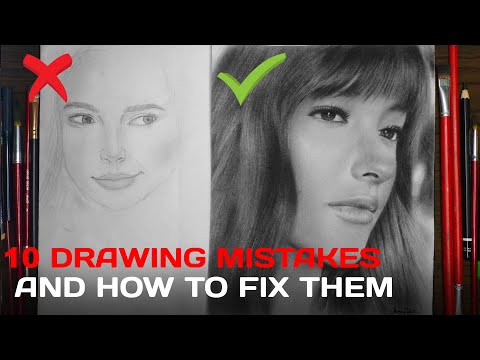 10 Drawing Mistakes And How To Fix Them | Tagalog