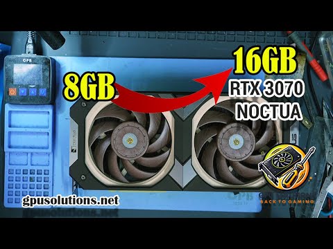 Dead Asus RTX 3070 Noctua β Now a 16GB Beast
