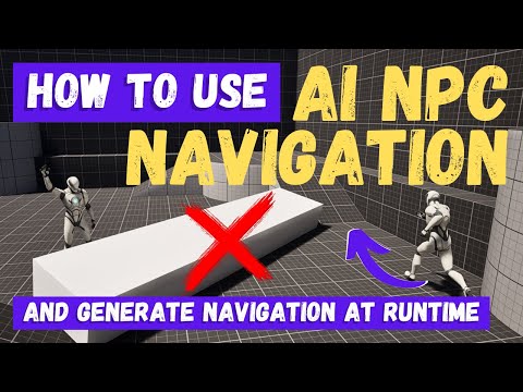 How To Make An AI NPC Navigate Your Level - Unreal Engine 5 Tutorial