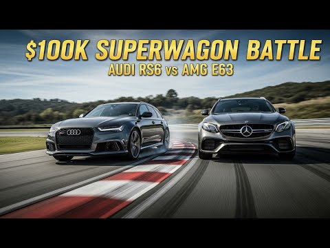 "The $100K Superwagon Battle – Audi RS6 vs AMG E63!"
