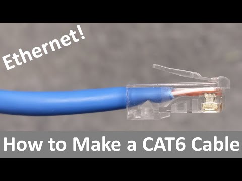 How to Make an Ethernet Cable - CAT5, CAT6, CAT7