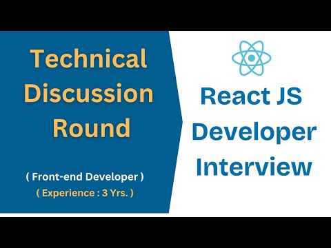 React Technical Round Interview | React Interview Questions 3 to 4 years 2025 | Interview Experience