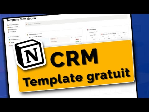 Comment créer un CRM sur Notion - Template gratuit