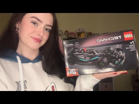 ASMR building a lego f1 car + voiceover ramble 🏎️