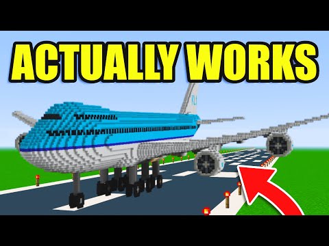 Make A Fully WORKING AIRPORT in Minecraft! (Easy)